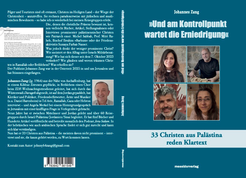 Buchcover Johannes Zang 2025